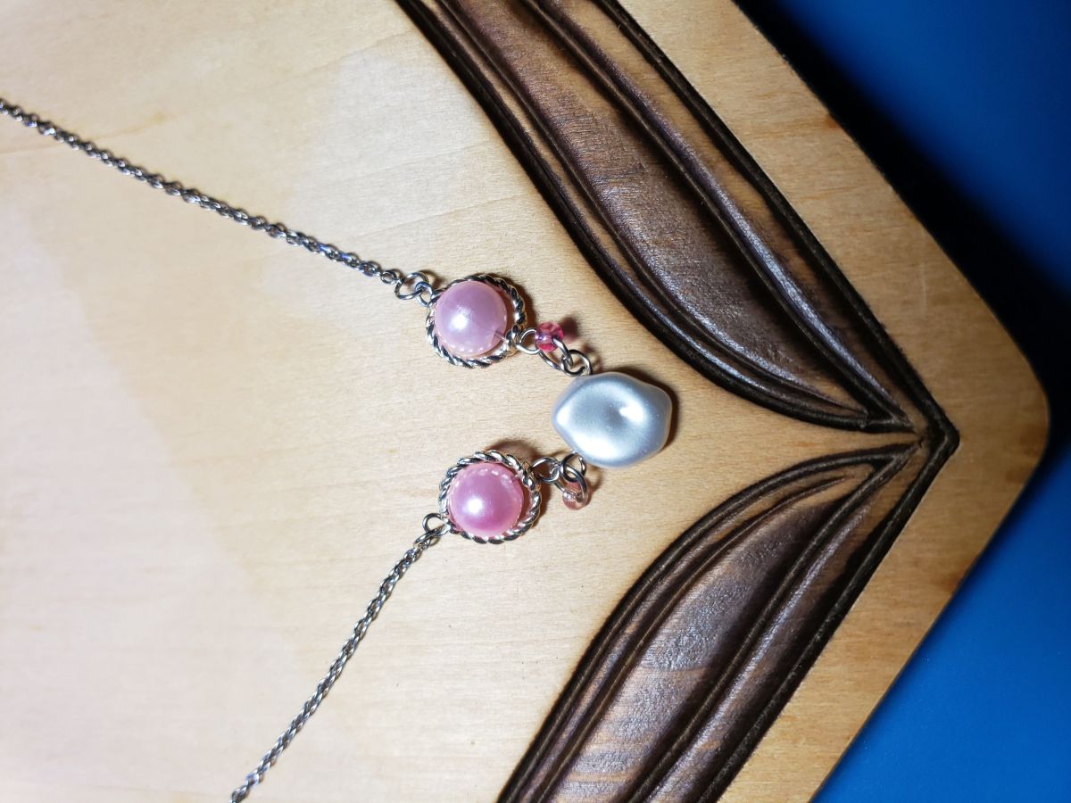 Pink Moonstone Necklace - Image 6