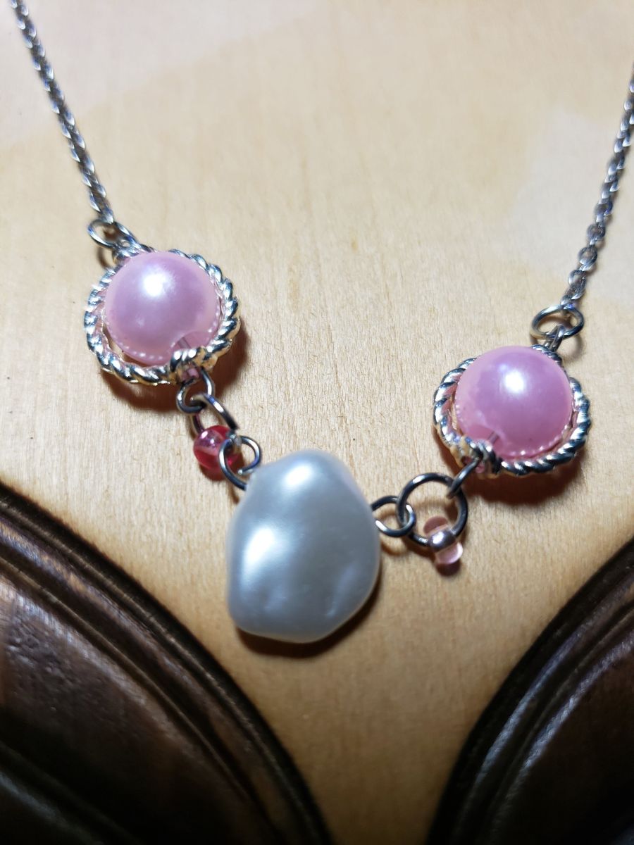 Pink Moonstone Necklace - Image 3