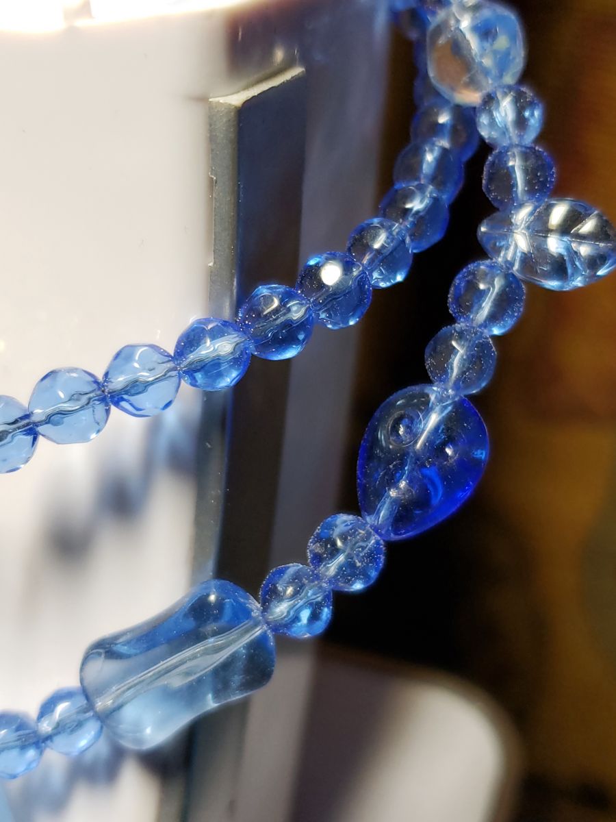 Blue Gemstone Necklace - Image 2