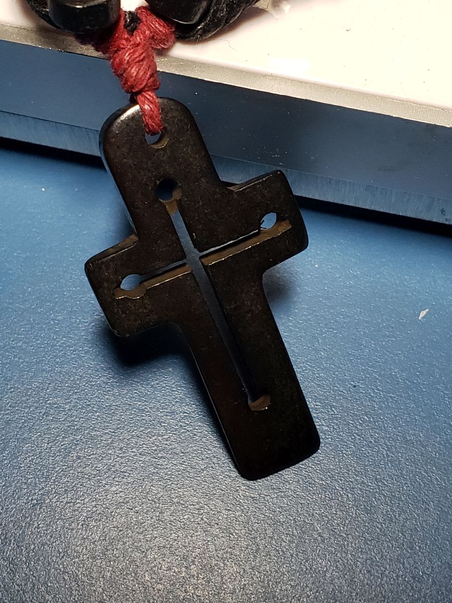 Handcrafted Cross Necklace - Image 3